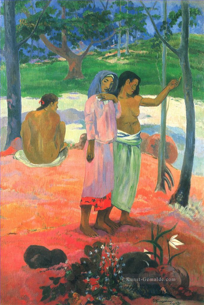 Der Anruf Beitrag Impressionismus Primitivismus Paul Gauguin Ölgemälde